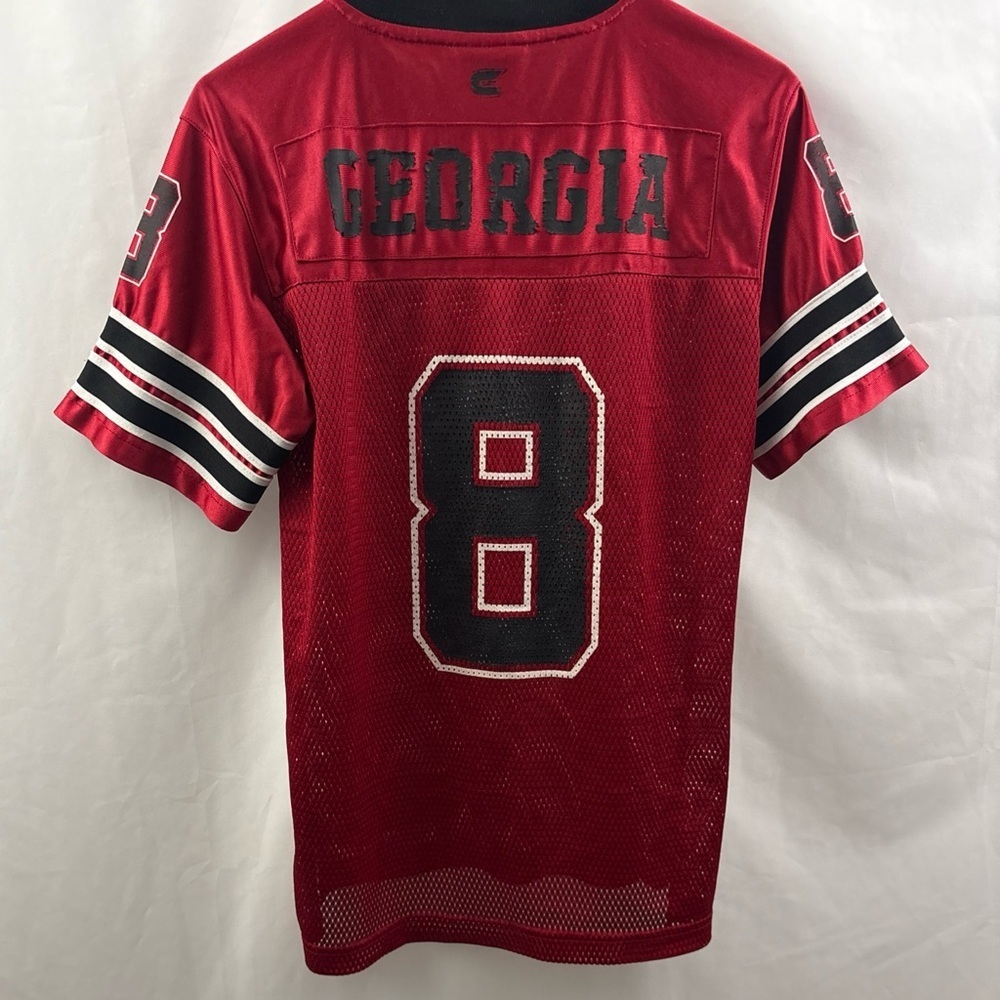 Georgia Bulldogs Jersey Youth M (12/14) Red #8 NCAA Football Colosseum NCAAF SEC - Picture 8 of 12